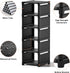 XXXAXXX 6-Tier 9.84" Closet Narrow Shoe Rack, Vertical Small Space Shoe Organizer, Compact Slim Shoe Shelf