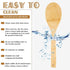 Wooden Spoons for Cooking, Nonstick Kitchen Wooden Spoons Utensils, 2-Piece Set