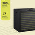 35 Package YITAHOME Gallon Outdoor Storage Box, Waterproof Resin Deck Box and Delivery with Lockable Lid for Patio