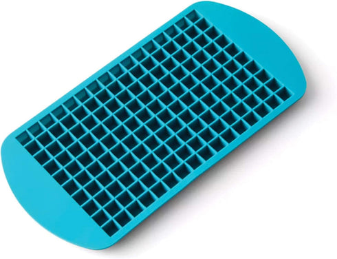 Houdini Crushed Ice Cubes Tray, Produces 160 Mini Cubes, Blue