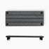 Instant Dry Sink Caddy Kitchen Sink Organizer, Quick Drying Stone Tray for Bathroom Countertop, Gray