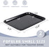 HONGBAKE 2 Pack Nonstick Quarter Sheet Pan for Baking, 13.8 x 9.8 Small Cookie Sheet with Wider Grips