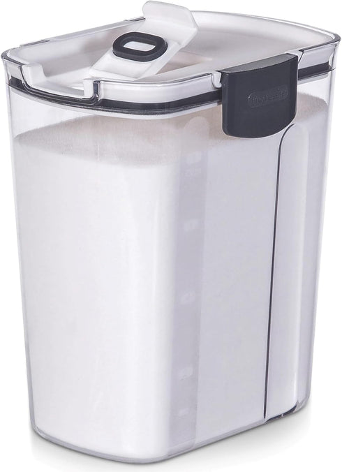 ProKeeper Sugar & Flour Storage Container 1 Piece, Clear, Airtight Seal for