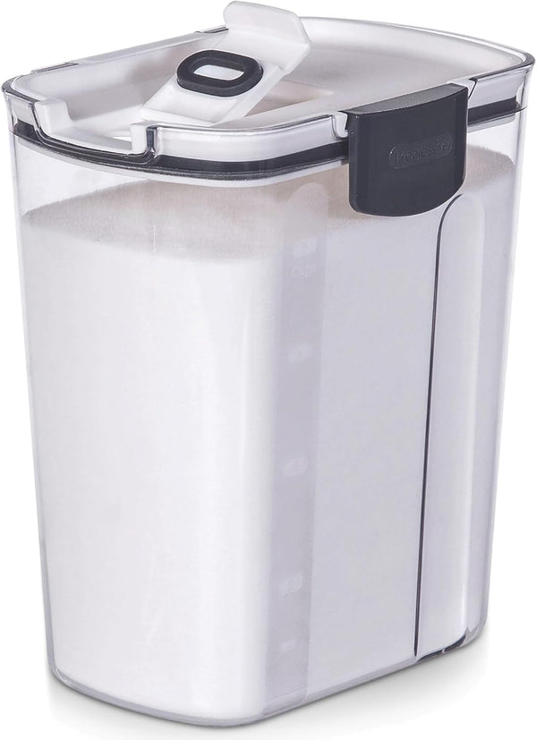 ProKeeper Sugar & Flour Storage Container 1 Piece, Clear, Airtight Seal for