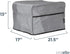 Crutello 9 Slice Toaster Oven Cover with Storage Pockets - Small Appliance Dust Covers, Kitchen Appliance Covers, Durable Toaster Oven Cover