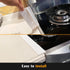 Silicone Stove Counter Gap Cover by Kindga - 21" Easy Clean Gap Filler Set of 2 (White)