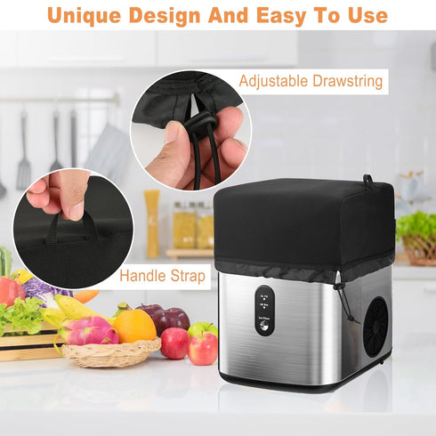 Beautyflier Ice Makers Cover for Portable Countertop Ice Maker Machine, Insulation Cover, Waterproof & Dustproof