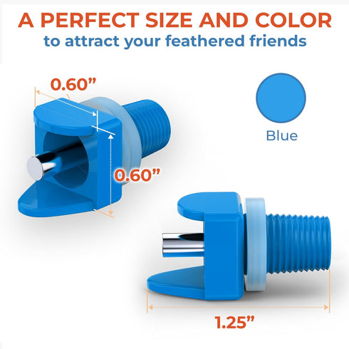 Pack 15 Lil'Clucker Horizontal Chicken Waterer Nipples, of Chicken Nipple Waterer with Drill Bits, Easy Install
