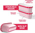 Lids,2 Pack, 1.5 Ice Cream containers for homemade ice cream, Reusable Storage Freezer ice cream Container With BPA
