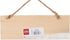 Beautiful Life Whitewash Pine Wood Slat Hanging Wall Sign, 10 x 3.5 Inch