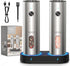 Set Salt and Pepper Grinder Electric,Rechargeable Salt and Pepper Shakers Stainless Steel with USB C Dual Charging