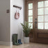 LIBERTY Wall Mounted Coat Rack with 6 Decorative Hooks, 27 Inch, Soft Iron and Cocoa