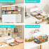 Homaigie 3-Tier Extra Tall Medicine Cabinet Organizer for Upright Medicine Bottles Organizer, Portable Medicine Storage