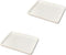 Tetra-Teknica Less is More Series SD-2P Porcelain Soap Dish, Color White, 2 per Pack