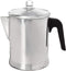 Primula Today Aluminum Stove Top Percolator Maker, Durable 9 Cup Brew Coffee, Silver