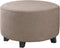 GAMUKAI Stretch Ottoman Slipcover Round Furniture Protector Fits 24"-29" Dia, for Footrests, Storage