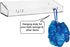 2 Pack 15"L 4.8"W, AMT Acrylic Floating Shelves, x Clear Bathroom Wall Shelves, Bookshelves, Invisible Shelf