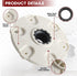 Washer Rotor Hub MBF618448/PBT-GF30 by Seentech - Compatible with LG Washing Machine, Replaces 4413ER1003A, 4413ER1003C