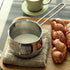 12cm Stainless Steel Milk Pan, Non Stick Soup Pot for Induction and Oven, Dishwasher Safe Cookware