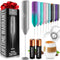 Zulay Kitchen Duracell Powered Milk Frother - Handheld Foam Maker for Coffee, Latte, Matcha, Mini Foamer by Milk Boss