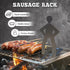 SIMOTOS 2025 (2 Stainless Steel BBQ Sausage Holder New Creative Standing Man Sausage Rack, Funny Shape Metal Hot Dog