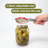 2PCS Adjustable Multifunctional Stainless Steel Can Jar Openers, Easy for Seniors with Arthritis