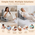 5PCS 2 1 19 Reading Pillow for Sitting in Bed Adult, in Foldable Back Wedge Pillow for Sleep, Ergonomic Back Support