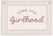 Lacama Long Live Girlhood Banner, Girls Room Decor Pink Linen Banners Wall