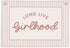 Lacama Long Live Girlhood Banner, Girls Room Decor Pink Linen Banners Wall