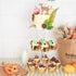 YestBuy 3 Tier Round Cupcake Stand - Acrylic Cake Stand for 23 Cupcakes - Premium Holder for Pastry Parties