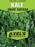 Axel's Garden Seeds 5 Packets Dwarf Siberian Kale Seeds for Planting Plant & Grow Heirloom Non-GMO Dwarf Siberian Kale