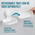 TAILI Soap Dish Holder with Powerful Suction Cup, Strong Sponge Holder for Shower, Bathroom, Kitchen Sink