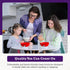 Just Solutions Crunch Anti-Soggy Cereal Bowl - Keeps Cereal Fresh & Crunchy, BPA Free, Microwave Safe, Red