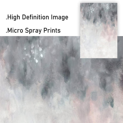 Gray White Abstract Art Blush Pink Canvas Painting for Bedroom Decor, 16x24inchx2 Gray Wall Art for Living Room