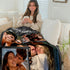 Promistill (02-4 Twin60"80")) Ships Next Day, Couple Gifts Custom Blanket with Photos Personalized Flannel Throw