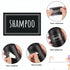 Segbeauty 36PCS Black Waterproof Labels, Self-Adhesive Bathroom Organizing Stickers for Shampoo and Body Soap