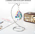 9 Inch Decor(5 Pack) H&D HYALINE & DORA Ornament Display Stand Air Plant Holder Terrariums Hanger Silver Ornament
