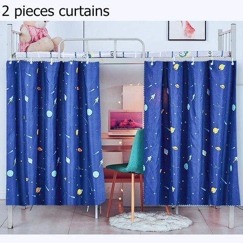 JIAHG Bunk Bed Curtains for Students Dormitory - Single Bed Tent Curtain, Blackout Cloth, Mosquito Protection