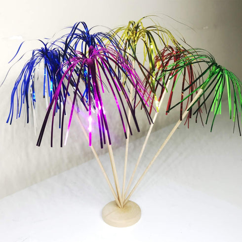 Allazone 120 PCS Firework Party Picks, Cocktail Picks for Cake Decoration, Sandwich & Party Supplies