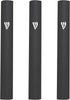 3-Piece Aluminum Door Mezuzah Cases, Special Profile, No Holes, 4-Inch Hebrew Parchment Scroll Holder