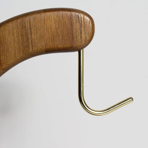 Acacia Wood Banana Stand with Metal Hook - Stylish Hanger for Fresh Bananas