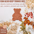 Starrth 2PCS Terracotta Brown Sugar Keeper Bear Brown Sugar Saver and Softener Disc to Maintain Food Moisture