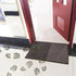Outdoor Doormats, Shoe Disinfection Mat, Sanitizing Footbath Mat, Grey Wet Dry Rug for Outdoor Use