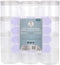 Healthy Packers 8 oz Slime Containers (12 Pack) - Clear Plastic Food Storage Jars with Water-tight Lids and Labels