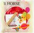 Baking Gift Pot Holder Set - R HORSE 3Pcs Red Pot Holder with Silicone Spatula, Heat Resistant Oven Mitts.