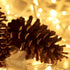 Christmas Lights 100 Count Mini Clear Lights, 32ft White Wire Christmas Tree String Lights Set for Indoor Outdoor