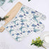 Chic D Kitchen Oven Mitts Gloves and Pot Holders Sets, Blue Butterfly Flowers Heat Resistant Non-Slip for Cooking, BBQ,