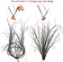 Pursuestar 5Pcs 29.5" Lifelike Dry Willow Branches - Bendable Iron Wires Artificial Floral Flower Stub Stem for DIY