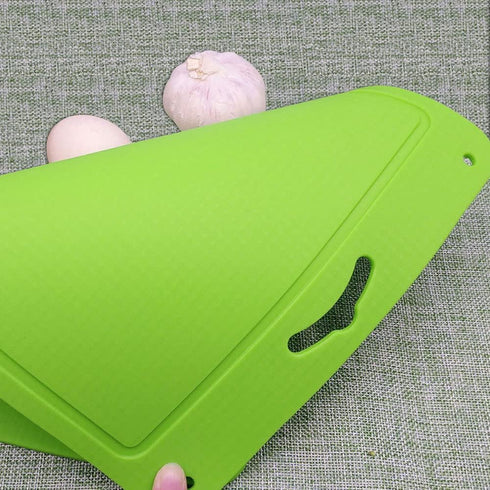 Silicone Chopping Mat Flexible Thick Cutting Board, Food Grade Material, Odorless, Non-Slipping, 12.6 x 9.6 inch