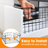 Under Shelf Storage Baskets, 2 Pack Foldable Carbon Steel Baskets for Kitchen Cabinets & Pantries